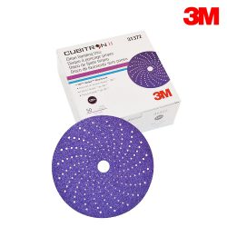 3M 큐비트론II 연마지 6인치 <br>(50장/BOX) 후킷 사포 페파 빼빠